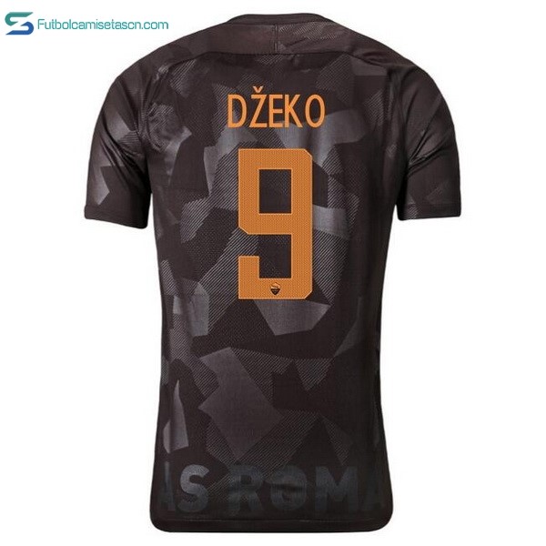 Camiseta AS Roma 3ª Dzeko 2017/18